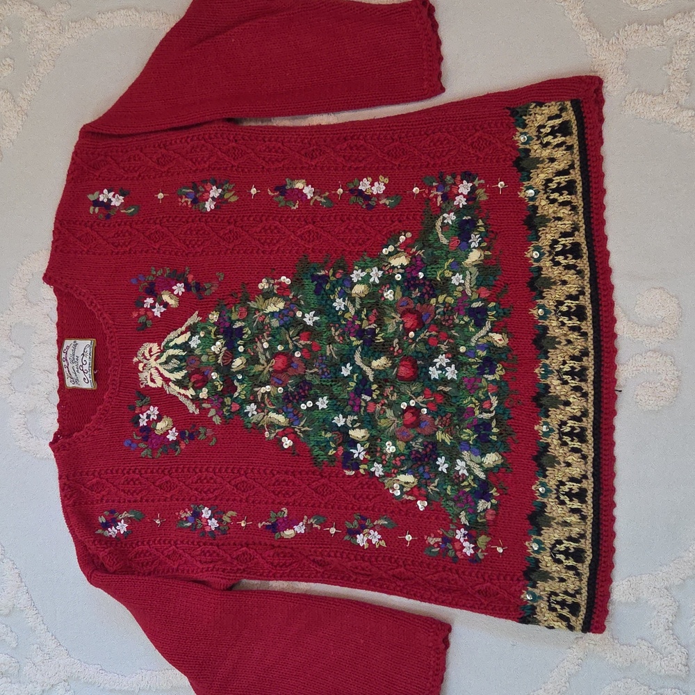 Vintage Heirloom Collectibles Women's Ugly Christmas Sweater Tree - Picture 2 of 5